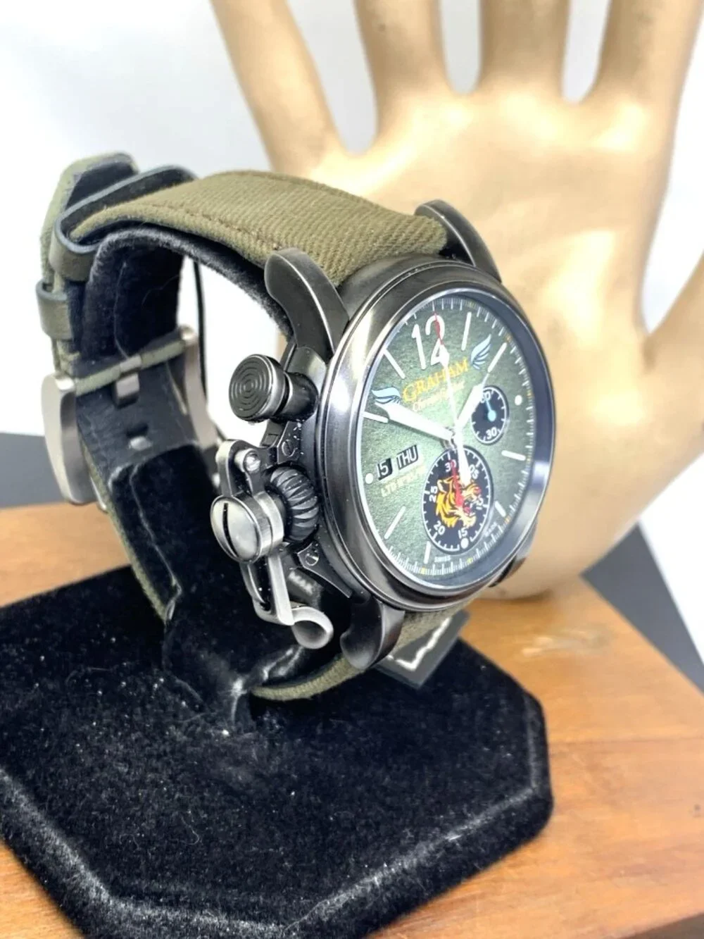 Graham Chronofighter Flying Tiger Men's Watch Swiss Automatic Limited Edition